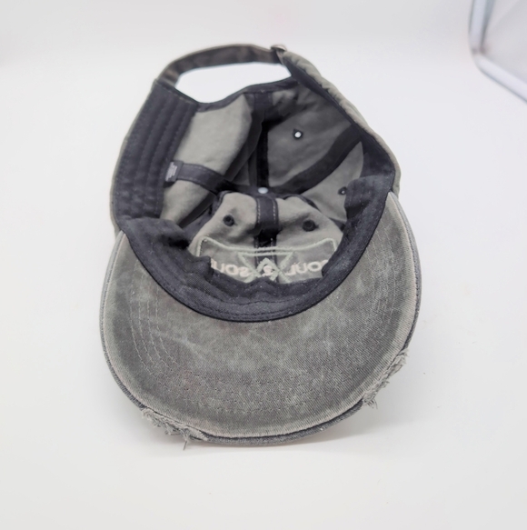 Soul 2 Soul World Tour Hat Tim McGraw Faith Hill Gray Distressed - Picture 6 of 7